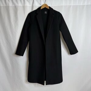 Zara Women's Classic Black Trench Coat Size M